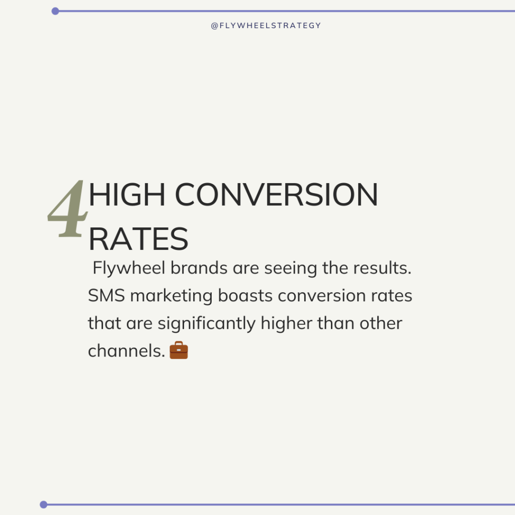 High Conversion Rates. Flywheel Strategy.