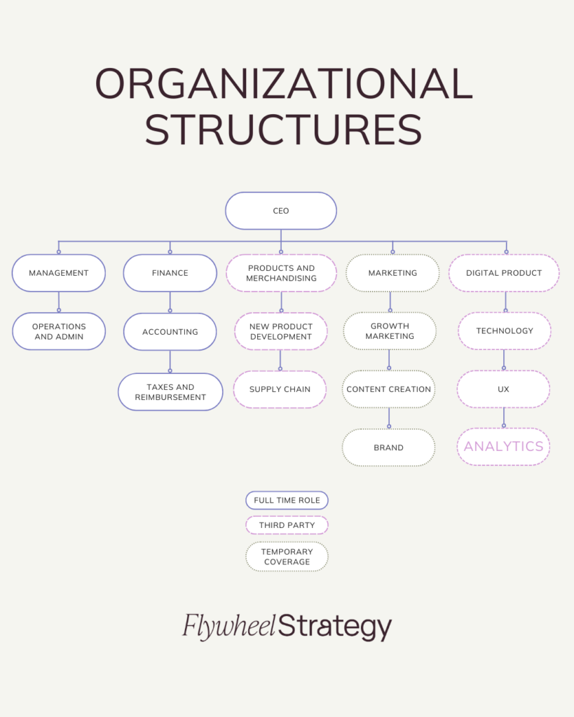 Organizational Analytics Structures. Flywheel Strategy.