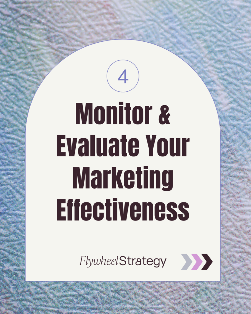 Step 4: Monitor & Evaluate Your Marketing Effectiveness.Flywheel Strategy.