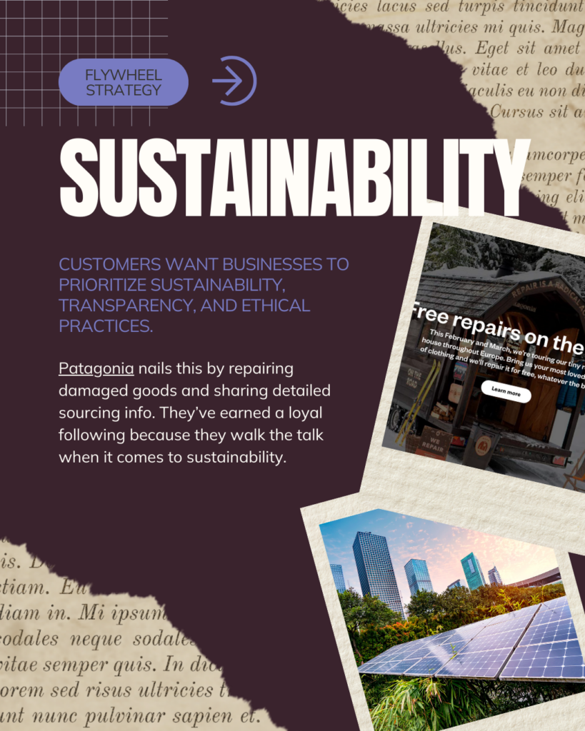 Marketing trend for 2025 #2: More and more shoppers care about the planet and are choosing brands that share their values. By 2025, this trend will only grow. Customers want businesses to prioritize sustainability, transparency, and ethical practices. 