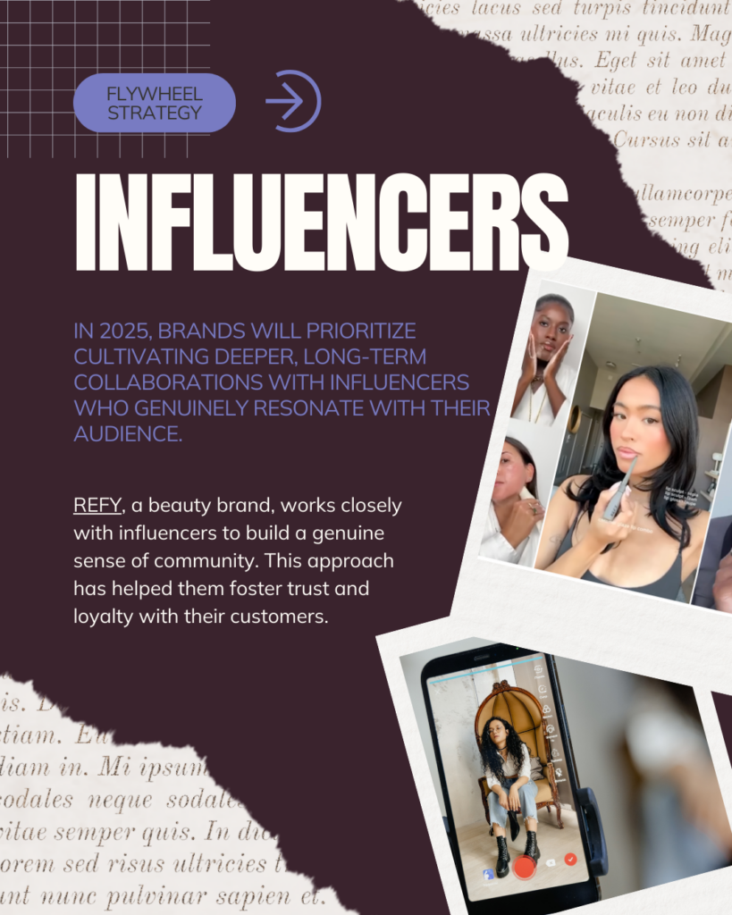 Marketing trend for 2025 #5: The era of one-off influencer campaigns with overcrowded, generic sales pitches is fading. In 2025, brands will prioritize cultivating deeper, long-term collaborations with influencers who genuinely resonate with their audience.