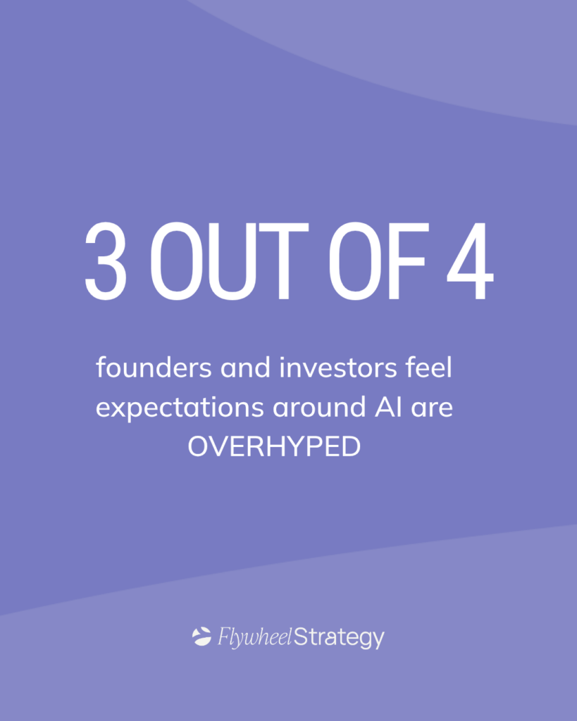 True Confessions: NYC Tech Week event Flywheel Strategy. 3 out of 4 feel expectations are overhyped